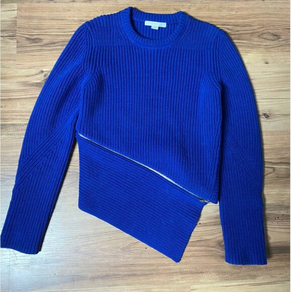 Alexander Wang Blue Zipper Sweater and skirt set - Picture 4 of 7